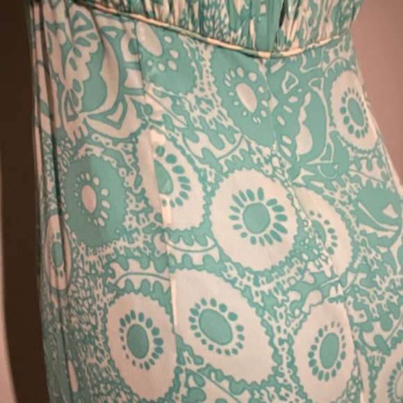 NWOT Bagley Mischka Silk Halter Dress Size 8 - Picture 6 of 13